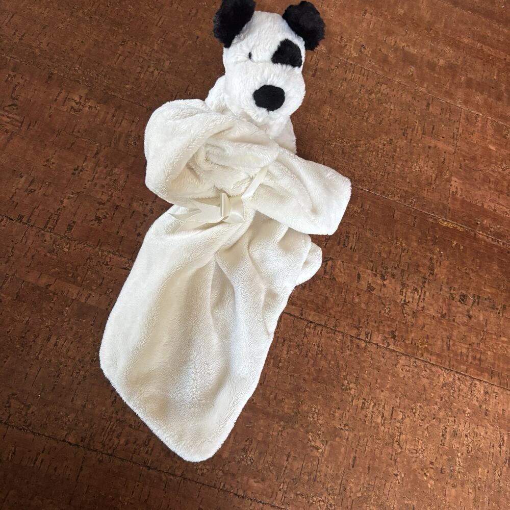 Jellycat London Puppy Dog Spot Plush Security Blanket Plush Baby Blankie